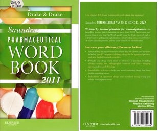 Saunders Pharmaseutical Word Book 2011